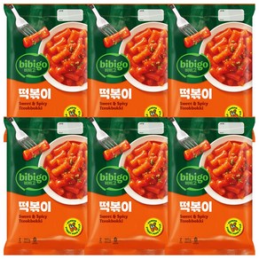 비비고 떡볶이, 360g, 6개