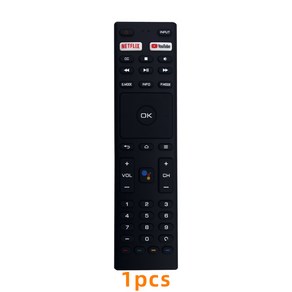 JVC Konka TV 32H31A 40H33A 43U55A 50Q75A 50U55A 55Q75A 55U55A 65Q75A 65U55A 스페어와호환되는새로운 리모컨 RM-C3329, 1pcs, 1개