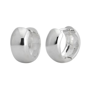 ARIN [고중량] 실버925 원터치귀걸이 볼드 미니 원터치 귀걸이 (3 size) AOB001