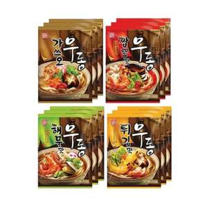 한성기업 우동4종 12봉 (가쓰오우동X3+해물맛X3+튀김맛X3+짬뽕맛X3)