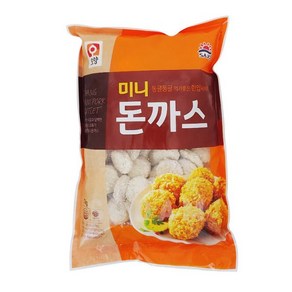 소담푸드 사조오양 미니 돈까스 1kg / 꼬마돈까스, 1개