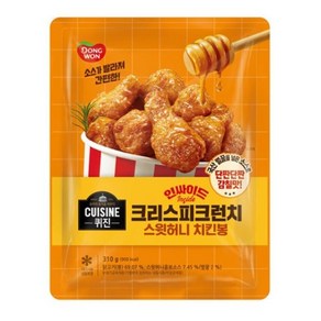 동원 퀴진 인싸이드 스윗허니 콤보 치킨봉, 310g, 2개