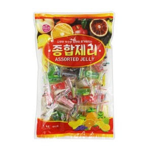 명성제과 종합제리 1kg 젤리 늘푸른 종합젤리