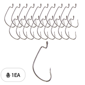 루어팩토리 WORM101 와이드갭 루어바늘 LFH-101, 20개입, 1개