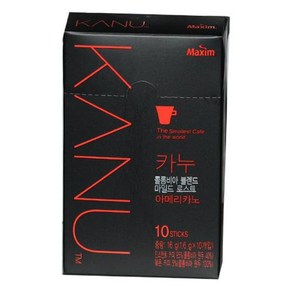 맥심카누 마일드 로스트 아메리카노 1.6gx10T 동서식품, 0.9g, 10개입, 1개