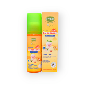 ENFANT Face & Body Sunscreen SPF 50PA+++ 엉펑 워터프루프 선크림