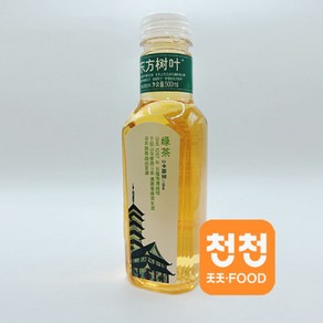 중국수입 녹차 음료수 한병, 500ml