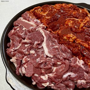 [팜스제임] 로스1kg+주물럭1kg 오리고기 무항생제 인증 (냉장) 총 2kg, 1개