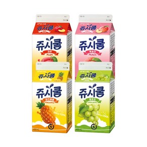 빙그레 쥬시쿨 자두 복숭아 파인애플 청포도 450ml 28개(맛선택)