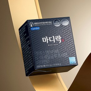 마디락 120정 옵티MSM 관절연골 NAG 영양제