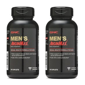 GNC 멘스 아르긴맥스 섹슈얼 헬스 포뮬러 캐플렛 글루텐 프리, 90정, 2개