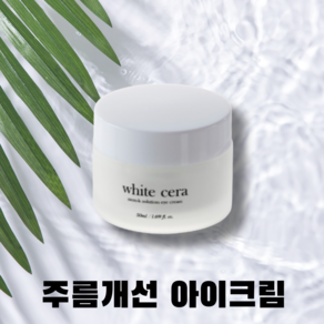 [본사정품] 화이트세라 White Cea 고농축 비타민K 다크서클 착색개선 색소침착 완화 EGF 눈밑케어 주름케어 기능성 아이크림, 1개, 50ml