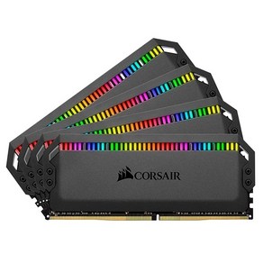 커세어 Dominato Platinum DDR4 RGB 16GB 램 데스크탑용 CMT64GX4M4K3600C18 4p, 4개