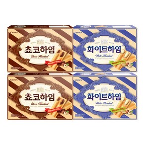 블루존 사무실 간식 초코하임284g x 2개 + 화이트하임 284g x 2개, 284g, 4개