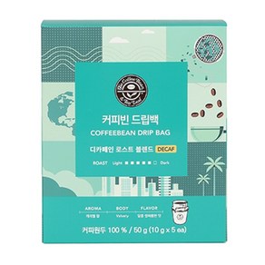 커피빈 드립백(디카페인/10g*5T), 10g, 5개입, 1개