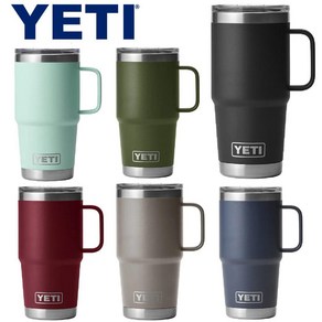 예티 램블러 20oz 텀블러 트라벨 머그컵 마그넷 뚜껑포함 6종 591ml YETI RAMBLER TRAVEL MUG, HARVEST RED, 1개