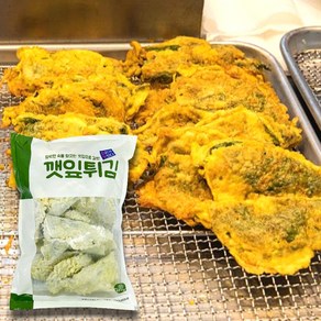 푸드라인_ 깻잎튀김, 3개, 1kg