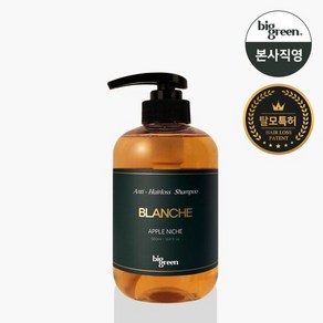 빅그린 애플 니치 탈모 샴푸 500ml, 향선택:블랑쉬, 1개