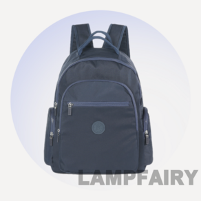 LampFaiy 가벼운소재 클래식 탄탄 다양한 포켓 데일리 여성백팩