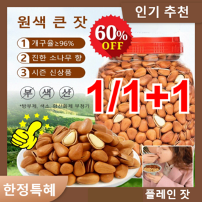 1/1+1 백년 수령 붉은 잣 250g/캔프리미엄 레드 잣 손으로 잣 자연 건조 잣 큰 알갱이 잣 고단백 식품