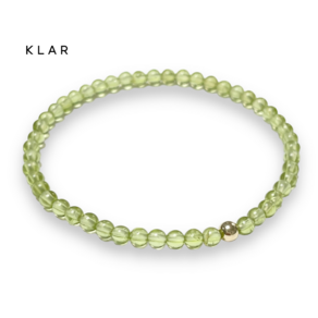 클라(KLAR) 천연 페리도트(Peridot) 원석팔찌 (3미리)