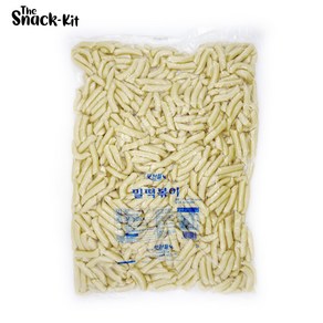 맛찬들 백미 밀떡볶이 소 3kg 말랑이떡 밀떡 떡볶이떡, 4개