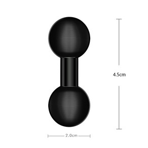 액션 카메라 스마트폰 고프로 마운트용 듀얼 볼 마운트 홀더 연장 어댑터 1 인치 헤드 15mm 17mm 25mm, 01 20mm to 20mm A, 1개