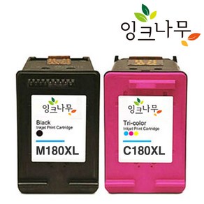 삼성 INK-M180XL + C180XL 세트 SL-J1660 SL-J1663 SL-J1665 SL-J1770FW 재생잉크, INK-M180XL 블랙, 1개