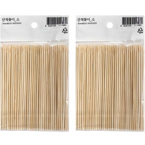 영수산업카멜 대나무 산적꼬지 소 12cm, 2개, 100개입