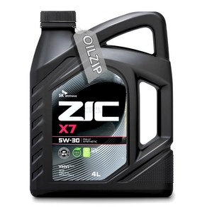 ZIC X7 5W30 SP 4L 가솔린 엔진오일, 1개