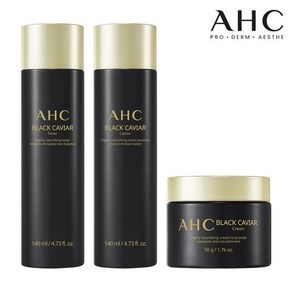 AHC 블랙캐비어 기초 3종 중 택1(토너/로션/크림), 1개, 140ml