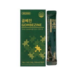 아르채움 곰베진 곰보배추 곰배추시럽 스틱 10g x 14포 1박스, 140g