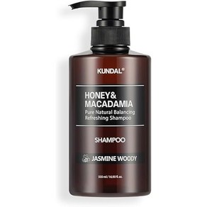 KUNDAL [KUNDAL] 쿤달 네이처 샴푸 재스민 우디 Natue Shampoo 500ml Jasmine Woody, 1개