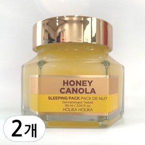 홀리카홀리카 꿀피부 슬리핑팩 카놀라꿀, 90ml, 2개