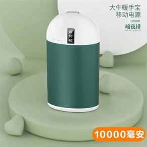 전기손난로 5200mAh 손 포켓 충전식 휴대용 미니 USB 겨울 전원 은행 보조베터리 전기 방폭 히터, 05 5000mAh display