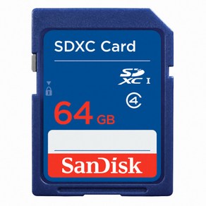 샌디스크 SDXC CLASS4 64GB 메모리카드, 0GB, 1개