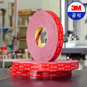 3M 양면테이프 VHB GPL-080GF 아크릴 폼 테이프, 10mm x 33M, 1개