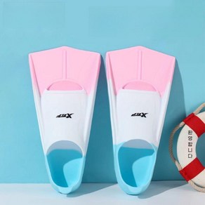 초보숏핀 수영장 강습용 실리콘 수영 남도스포츠 오리발 숏핀 맥스퍼트 핀, E. 오렌지