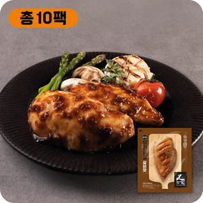 꼬기다 프리미엄 수비드 소스 닭가슴살 11종 골라담기, 100g, 10개, 갈비맛