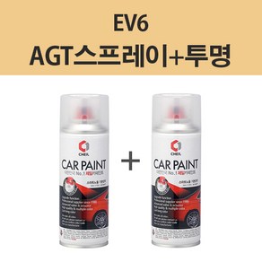 제일 EV6 AGT 인터스텔라그레이 241 스프레이 + 투명제일 카페인트 자동차 차량용 셀프도색, AGT 인터스텔라그레이 스프레이(제일)+투명(제일), 1개