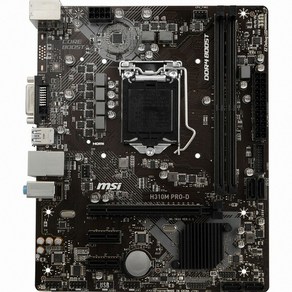 MSI H310M PRO-D 인텔 소켓1151v2 H310 메인보드 8세대 9세대