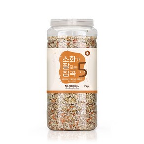 [하나로라이스] 소화가잘되는 부드러운 잡곡 2kg 대용량, 1개