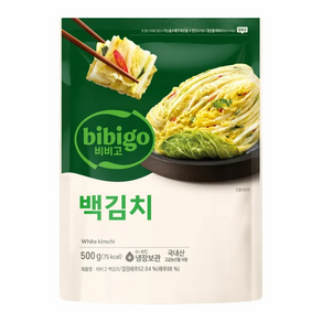 비비고 백김치, 500g, 4개