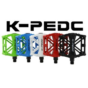 make speed K-PEDC 알루미늄합금 와이드 자전거 평페달