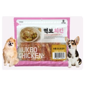 먹보 치킨 숯불 미니닭갈비 300g 강아지간식, 1개