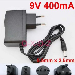 AC 100V-240V 컨버터 스위칭 전원 어댑터 DC 5.5mm x 2.5mm EU 미국 영국 호주 9V 200mA 300mA 400mA 500mA 600mA 700mA 800m, 1개, 9) 9V 400mA - US plug