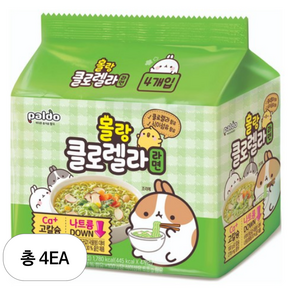 몰랑 클로렐라 라면 105g, 4개