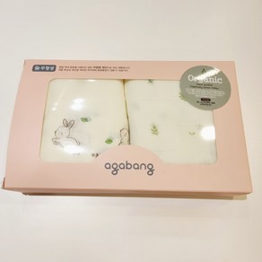 [아가방] *NC강서점* 새싹오가닉손수건_신생아필수품거즈손수건#성글성글한 조직 부드러운 촉감#출산준비 필수품
