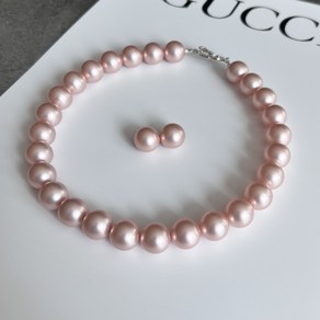 왕진주 인디핑크 14mm 목걸이 Princess Indian Pink Pearl 14mm Necklace