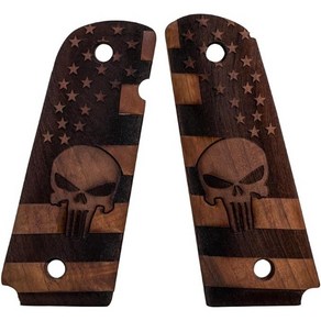 Salvatoe Walnut Wood Pistol Gip Handles Accessoies fo Colt 1911 Full Size, 1000개, Design-14